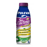Leche Puleva Mañanas Ligeras sin lactosa semidesnatada 1 l