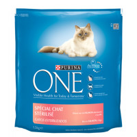 Comida gatos One esterilizados salmón 1.5 kg