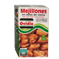 Mejillones OVIDIO en salsa de vieira fácil apertura 20-25 piezas 70 g