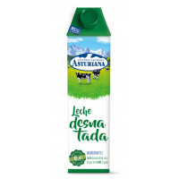 Leche ASTURIANA desnatada brik 1 l