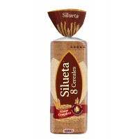 Pan molde SILUETA integral 8 cereales 650 g