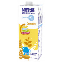 Alimento lácteo infantil NESTLÉ Crecimiento Junior +1 con cereales 1 l