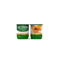 Activia mango papaya con soja 4x120 g