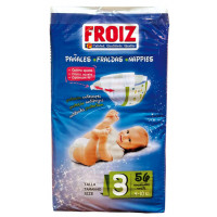 Pañal FROIZ Talla 3 4-10 kg 56 u