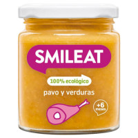 Tarrito SMILEAT pavo y verduras ecológico 230 g