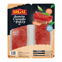 Jamón Curado Pavo ARGAL lonchas 70 g