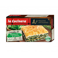 Lasaña LA COCINERA espinacas y queso 500 g