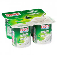 Bífidus natural Danone Activia pack de 8 unidades de 120 g.