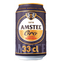 Cerveza Amstel Radler 0.0 % con zumo natural de limón lata 33 cl